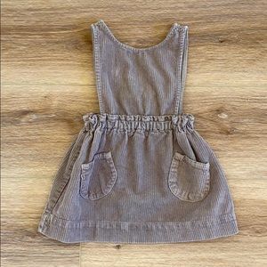 Zara baby pinafore dress